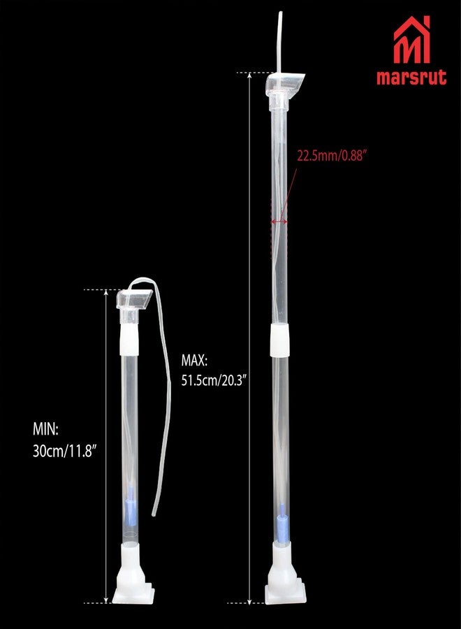 Marsrut 5pcs Under Gravel Filter Aquarium Uplift Tube, Undergravel Bottom Filters for Fish Tanks Water Cleaner Small Board Air Clean System Freshwater Saltwater, Clear Tubing Accessory Kit - Image 2